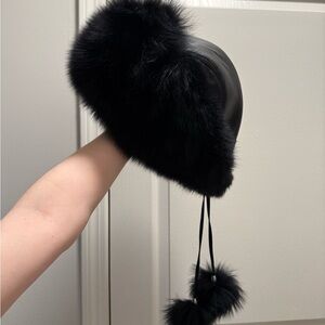 Elegant Black Fur Hat